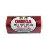 Hilo Nylon #5 color Rojo Intenso Paquete de 6 pzs