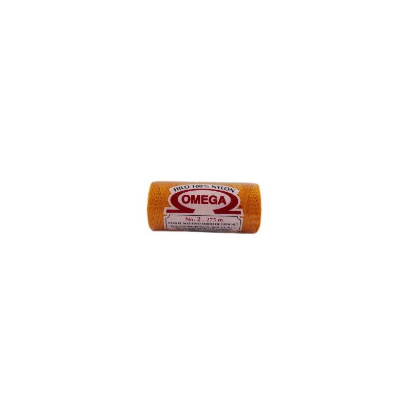 Hilo Nylon #2 color Amarillo Oro Paq. con 12 pzs