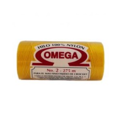 Hilo Nylon #2 color Amarillo Huevo Paq. con 12 pzs