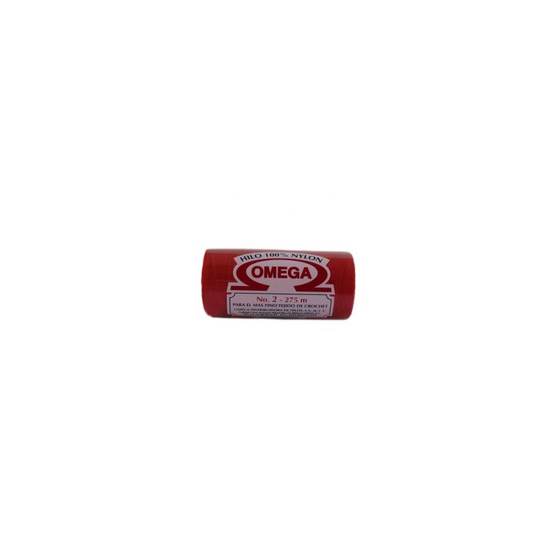 Hilo Nylon #2 color Naranja Paq. con 12 pzs