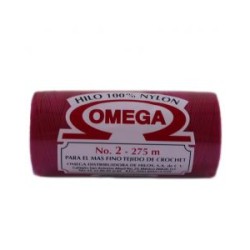 Hilo Nylon #2 color Fiusha Paq. con 12 pzs