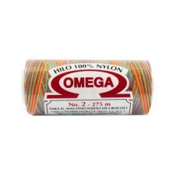 Hilo Nylon #2 Matizado color Festin paquete de 12 pzs