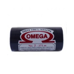 Hilo Nylon #2 color Azul Marino Paq. con 12 pzs