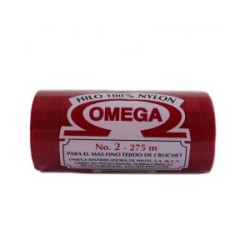 Hilo Nylon #2 color Rojo Paq. con 12 pzs