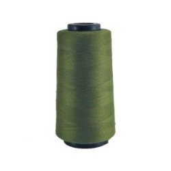 Hilo en Cono Color Verde Militar Bolsa con 24 pzs