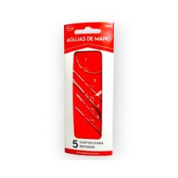 Surtido de agujas de mano para reparar