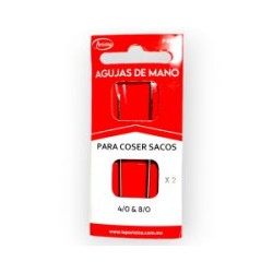 Aguja de mano para coser sacos